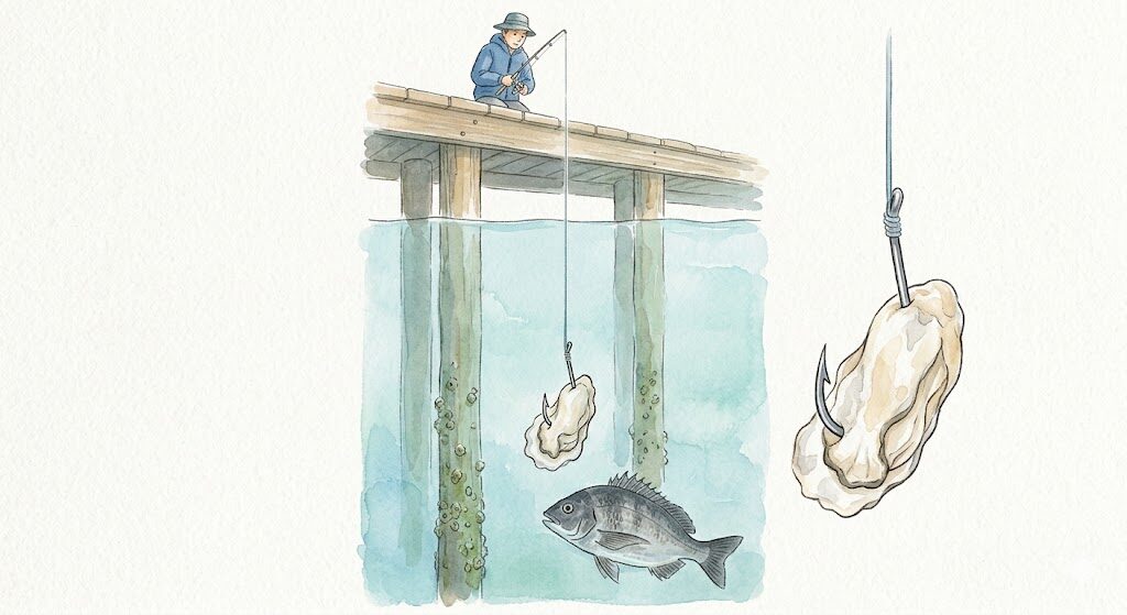 かぶせ釣りの仕掛け落とし込み図解