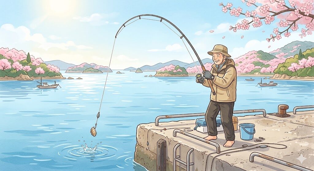 春の瀬戸内かぶせ釣りポイント