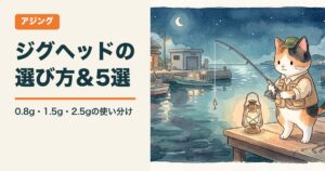 アジングジグヘッドの選び方とおすすめ5選